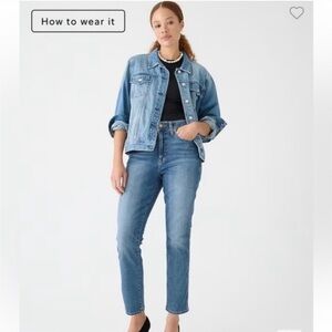 J.Crew Curvy Vintage Slim Straight Jean